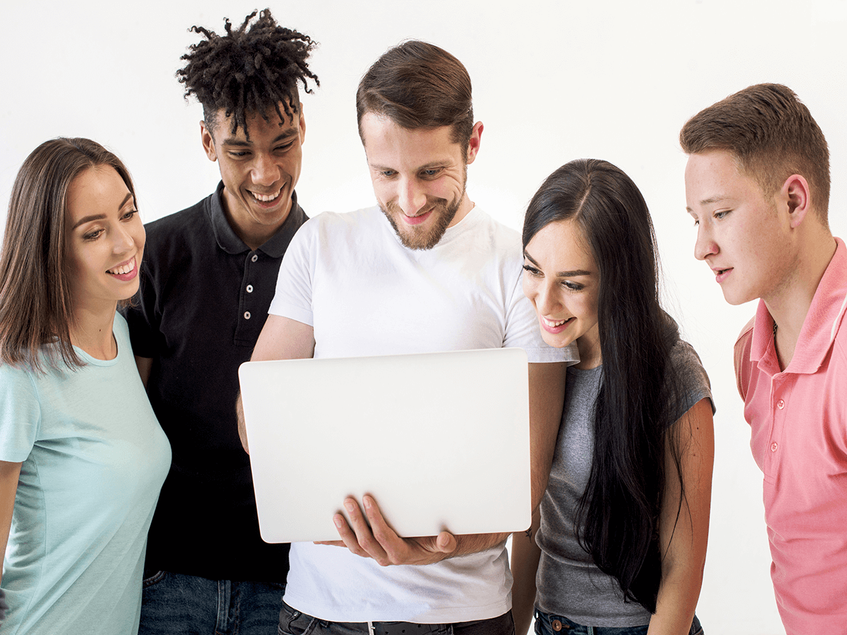 Tech professionals using data science and cyber security