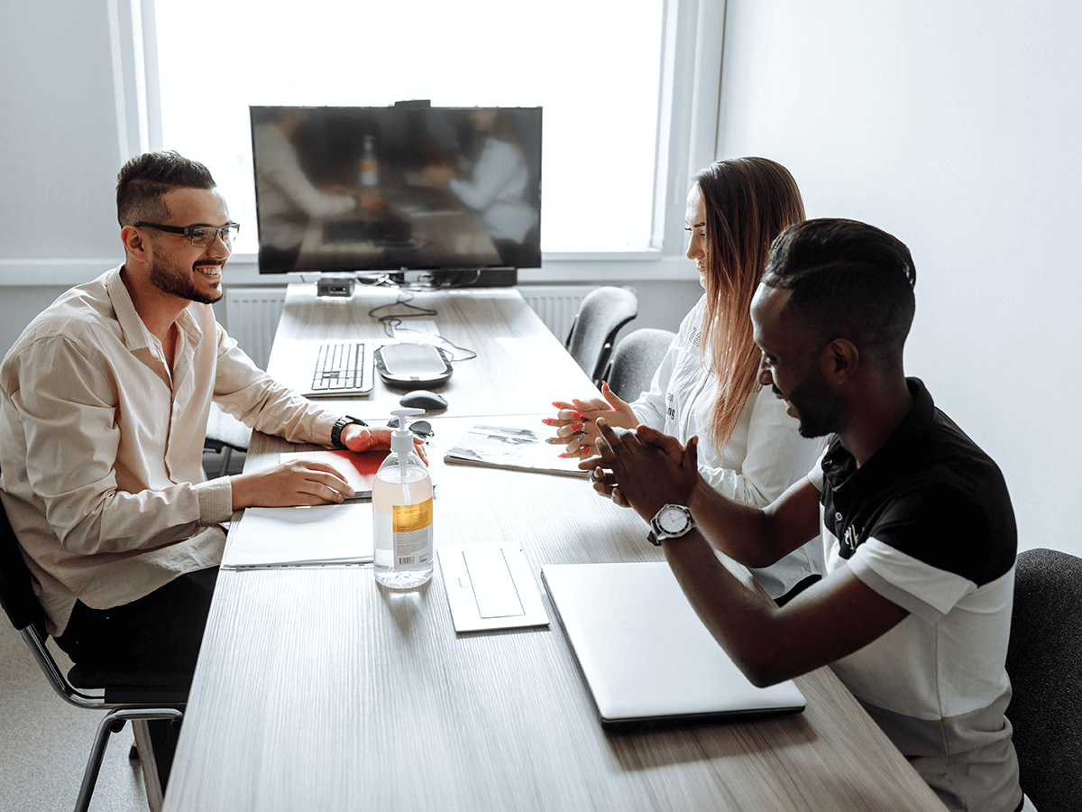 Networking professionals enhancing communication skills