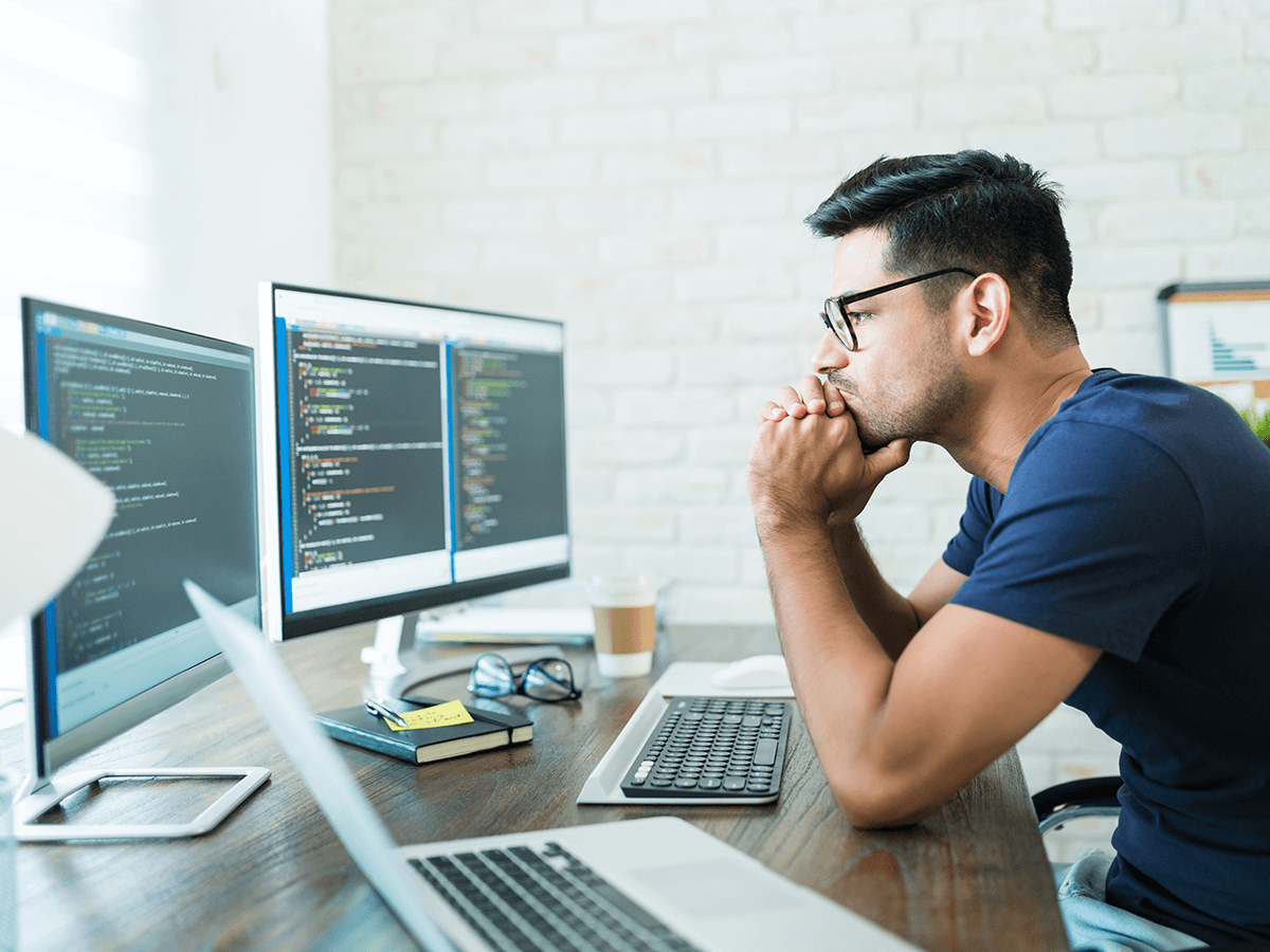 Engineer analysing the use of reengineering in software engineering.