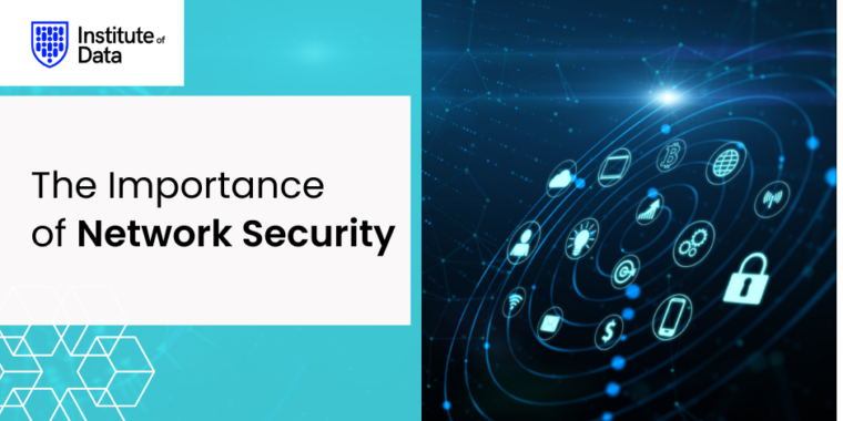 The importance of network security.