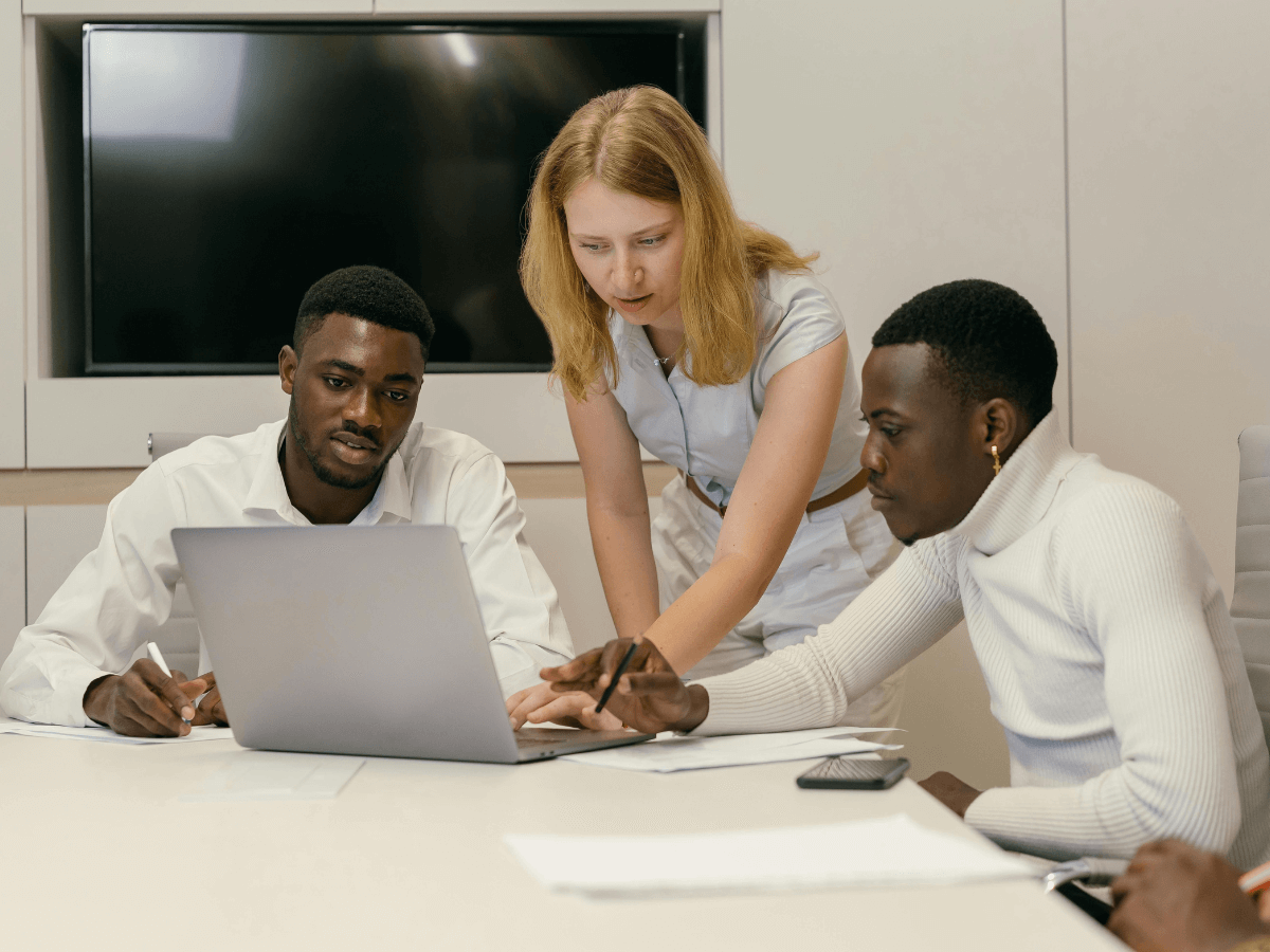 Students gaining practical experience for a change into software engineering career.