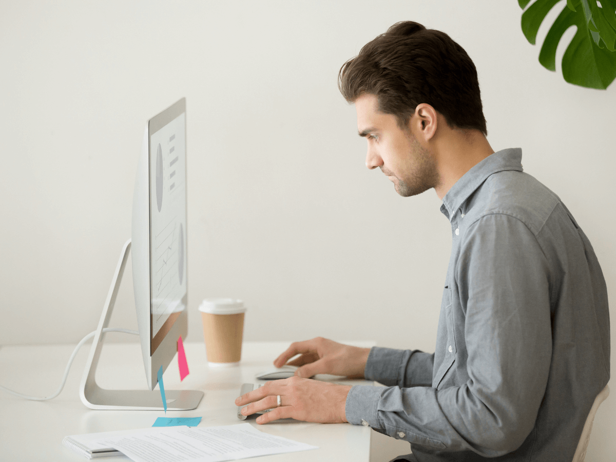 Data researcher understanding the concept of web scraping.